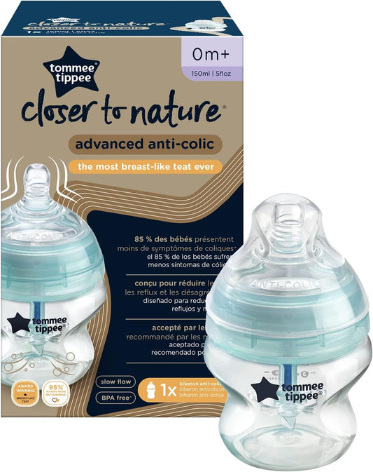 Tommee Tippee 150 ml pack of 1 clear/transparent Baby Bottle