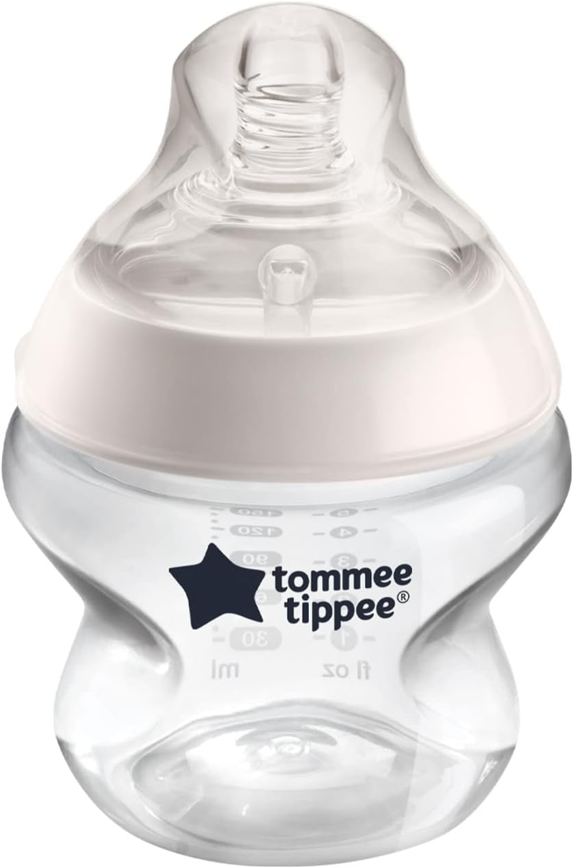 Tommee Tippee Closer To Nature Newborn Feeding Bottle , 150 Ml , Clear, Piece Of 1