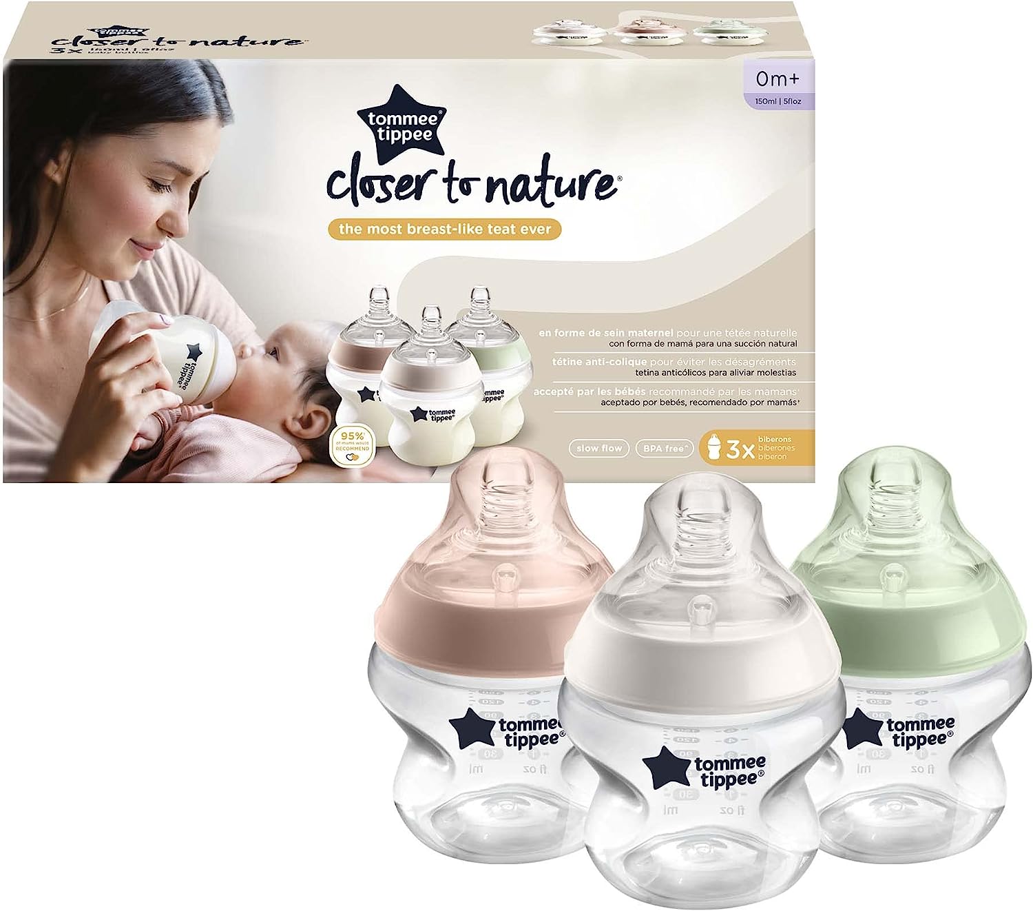 Tommee tippee 3 month 2024 bottles