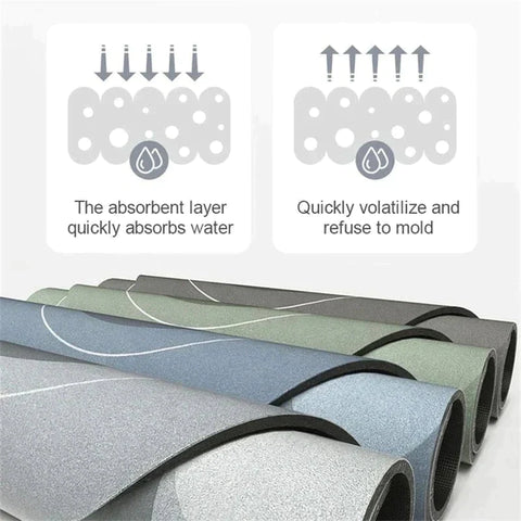 Super Absorbent Floor Mat, Rug , Anti slipper , Bath soft mat